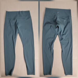 Lululemon Wunder Under High-Rise Tight Sz 10 Womens Blue Gray 28" W5AWAS